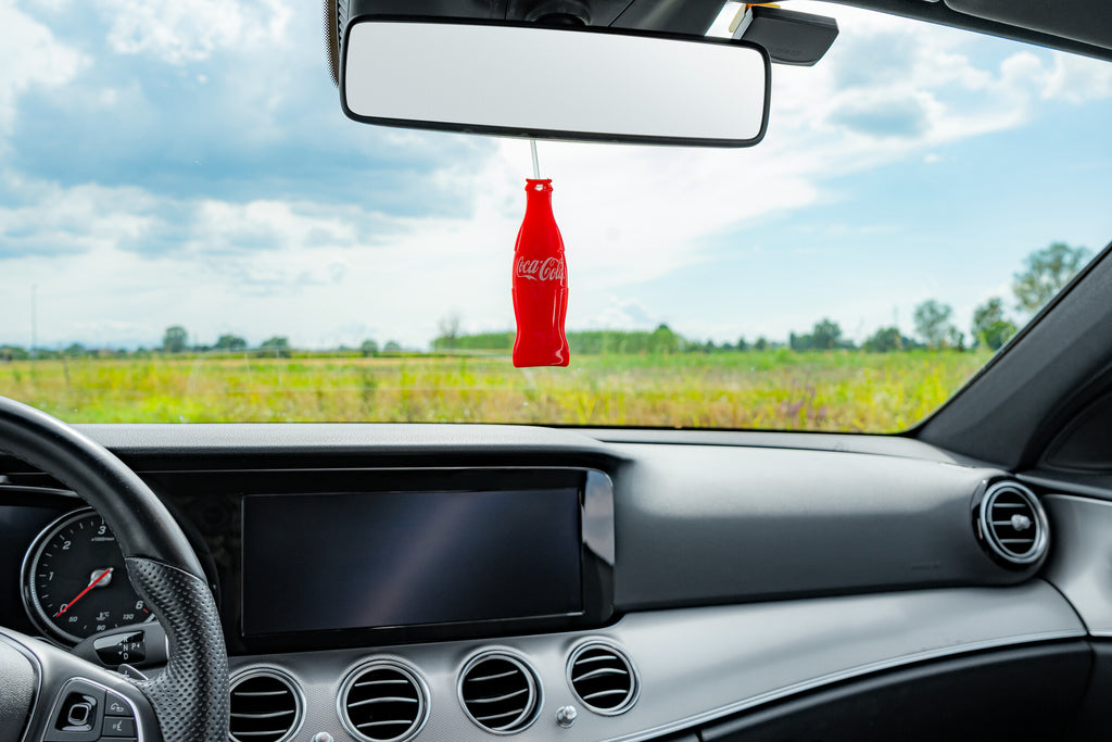 Coca-Cola® Bottiglia, deodoranti per abitacolo - Espositore da banco 12 pz