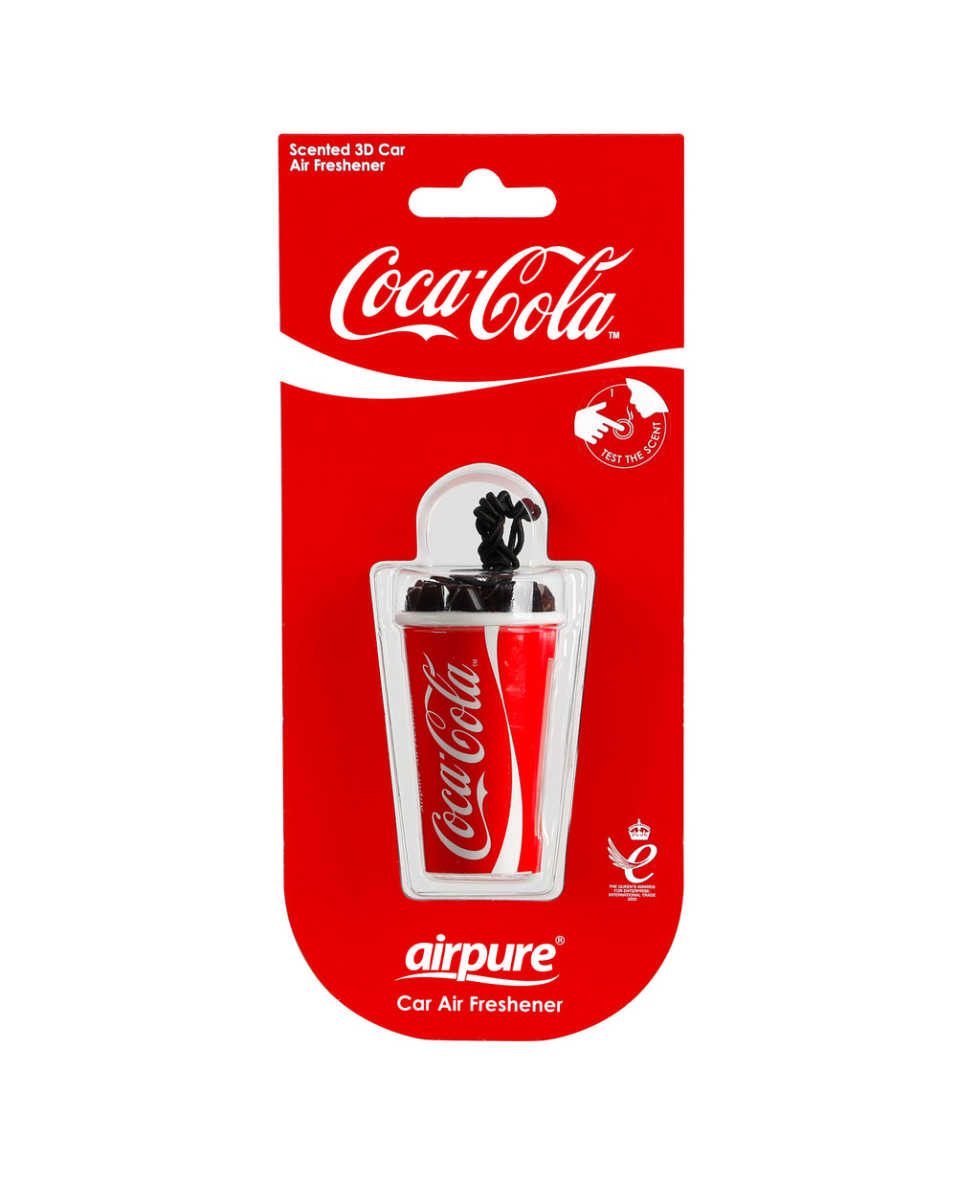 Coca-Cola® Bicchiere, deodoranti per abitacolo - Espositore da banco 12 pz