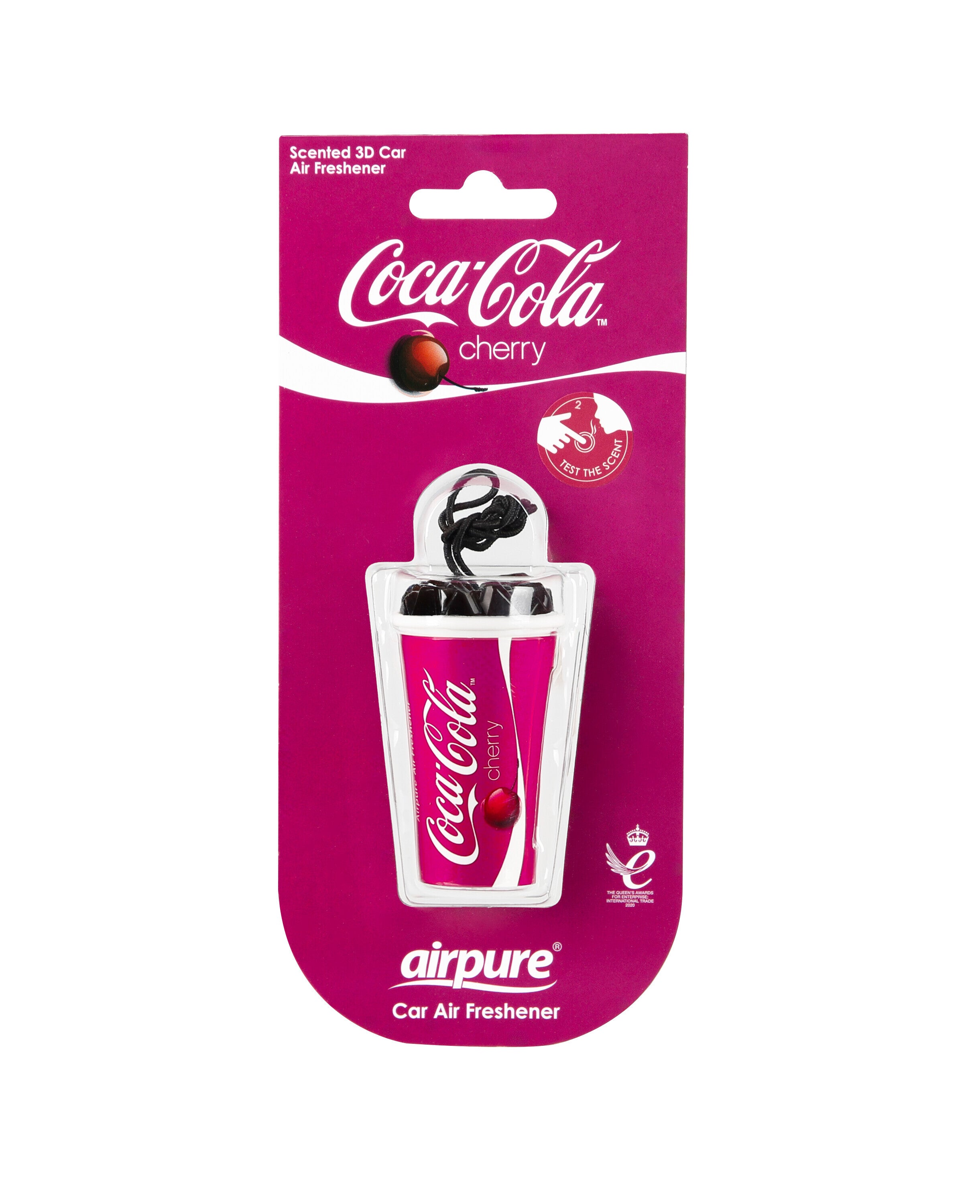 Coca-Cola® Bicchiere, deodoranti per abitacolo - Espositore da banco 12 pz