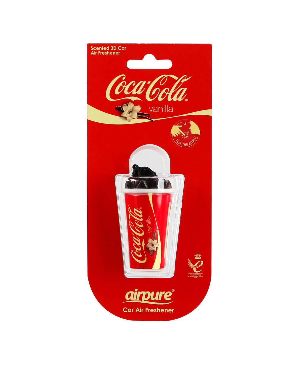 Coca-Cola® Bicchiere, deodoranti per abitacolo - Espositore da banco 12 pz