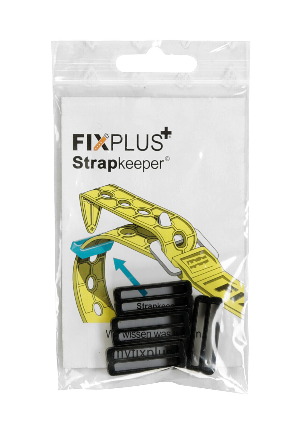 Fixplus Strapkeeper, anelli ferma cinghia, 4 pz - L - ↔ 2,30 cm