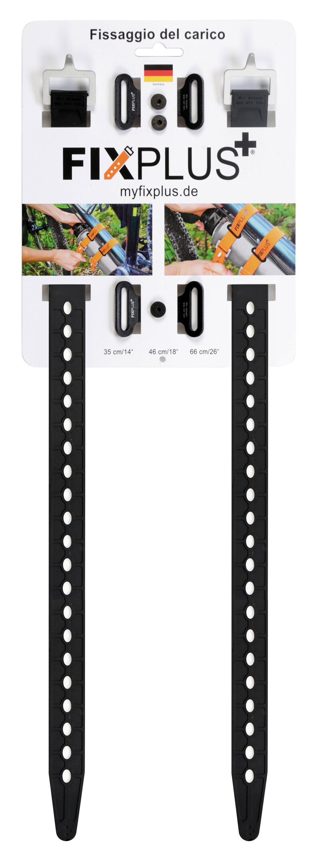 FixPlus, kit fissaggio per bicicletta - 2,3 x 46 cm