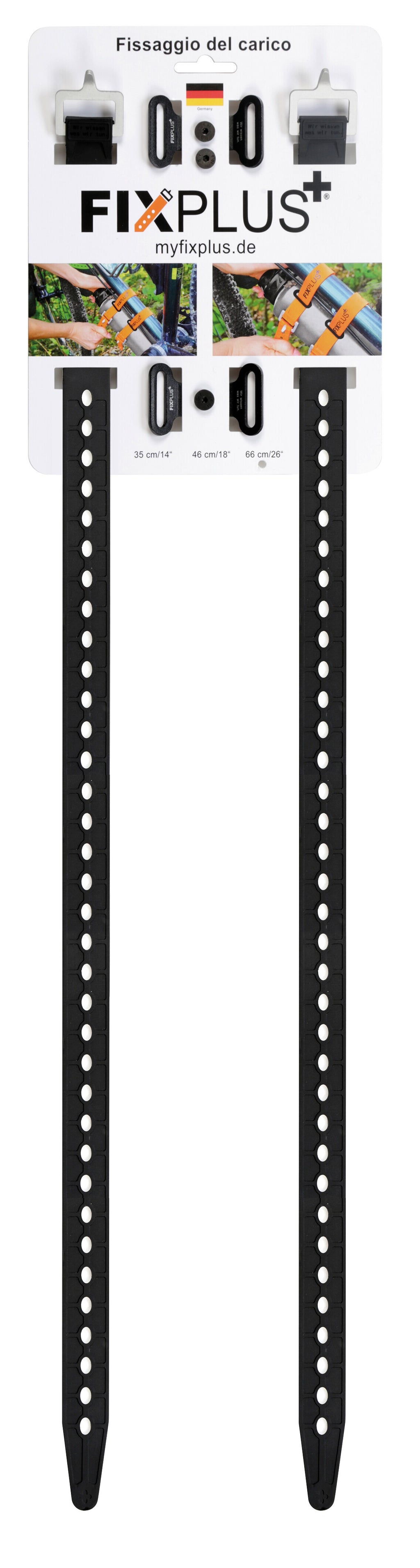 FixPlus, kit fissaggio per bicicletta - 2,3 x 66 cm