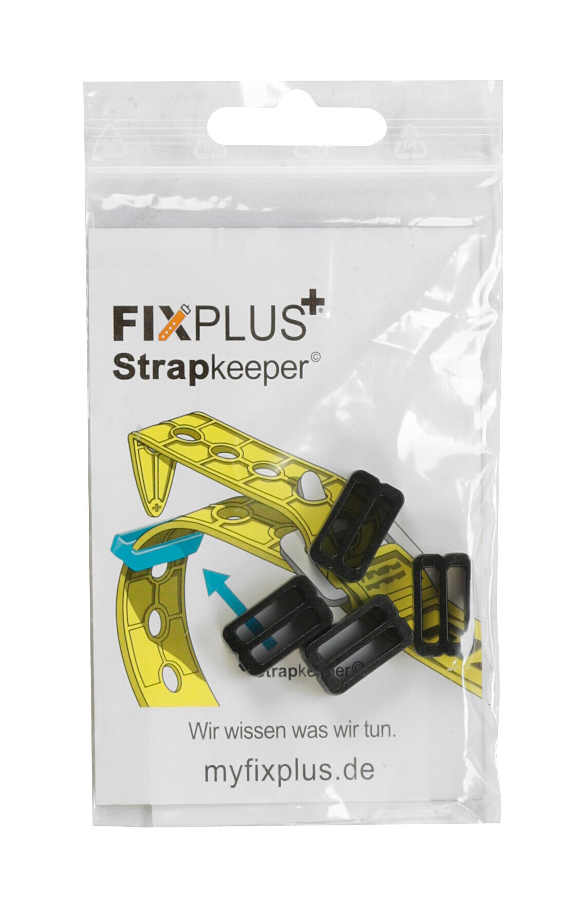 Fixplus Strapkeeper, anelli ferma cinghia, 4 pz - S - ↔ 1,25 cm