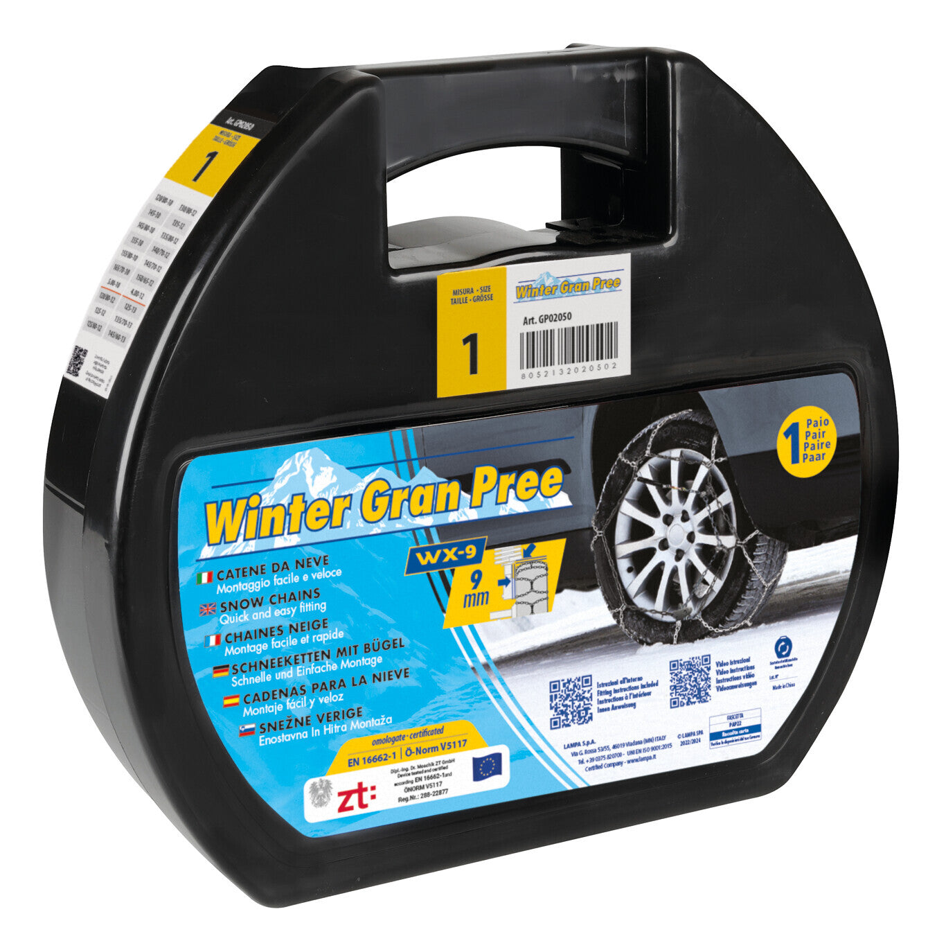 WX-9 - Winter Gran Pree, catene da neve autovetture - 1