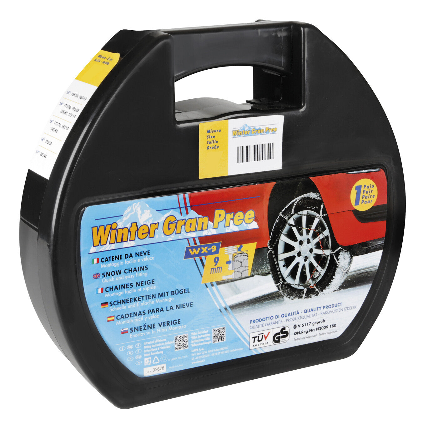 WX-9 - Winter Gran Pree, catene da neve autovetture - 14