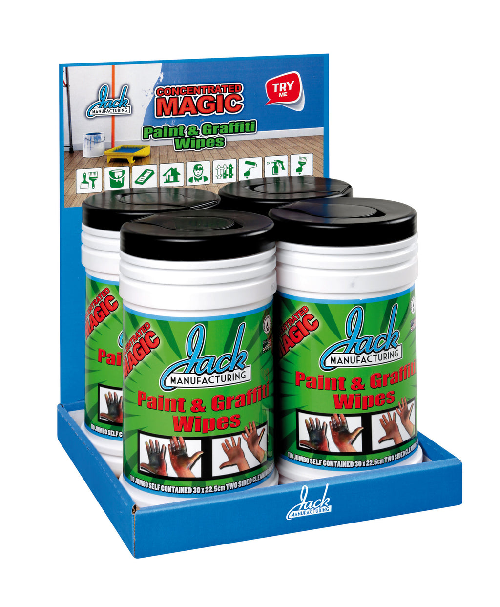 Salviette per vernici e macchie molto resistenti - 110 pz