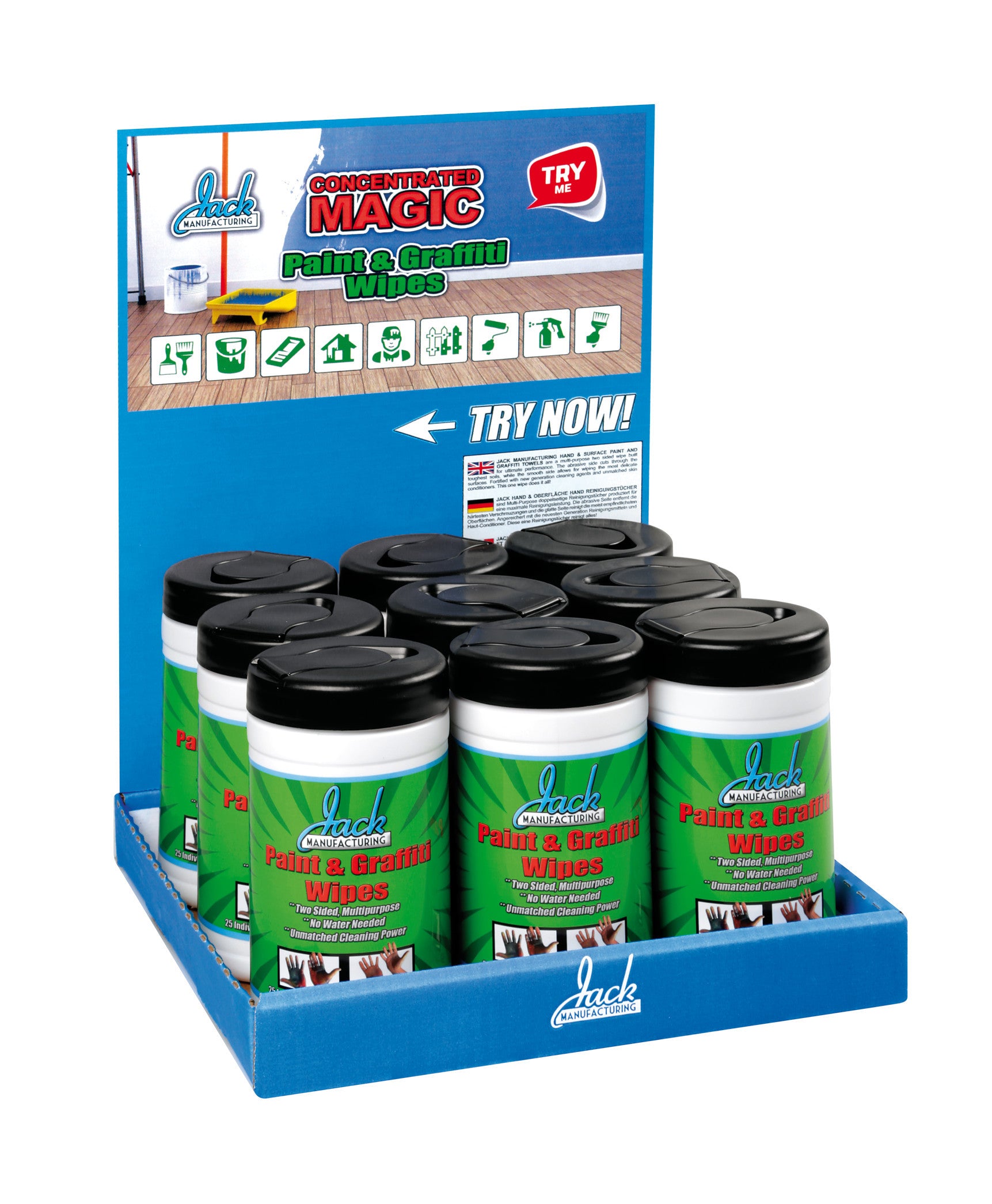 Salviette per vernici e macchie molto resistenti - 25 pz