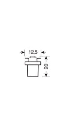 12V Hyper-Led 2 - 1 SMD x 2 chips - B8,5d - 2 pz - Scatola - Bianco