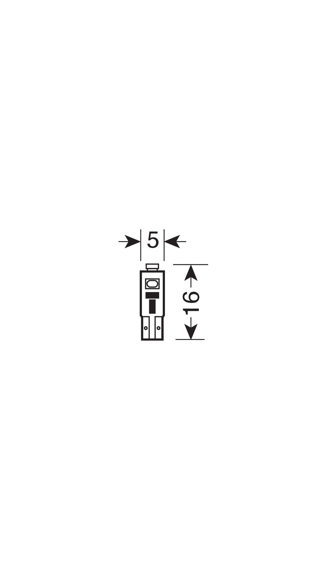 12V Hyper-Led 3 - 3 SMD x 1 chip - (T5) - W2x4,6d - 2 pz - Scatola - Bianco