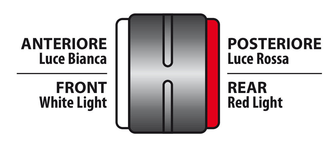 Ilumia, luce ingombro - 2 Led - 24V - 60° - Flex - Sinistra