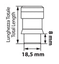 Dadi piatti, kit 4 pz - Original - K010