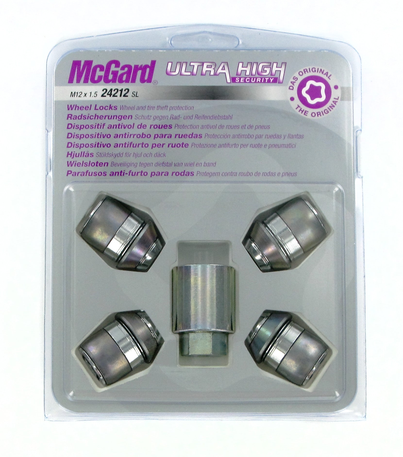Dadi Conici con rondella flottante, kit 4 pz - Ultra High Security - H010