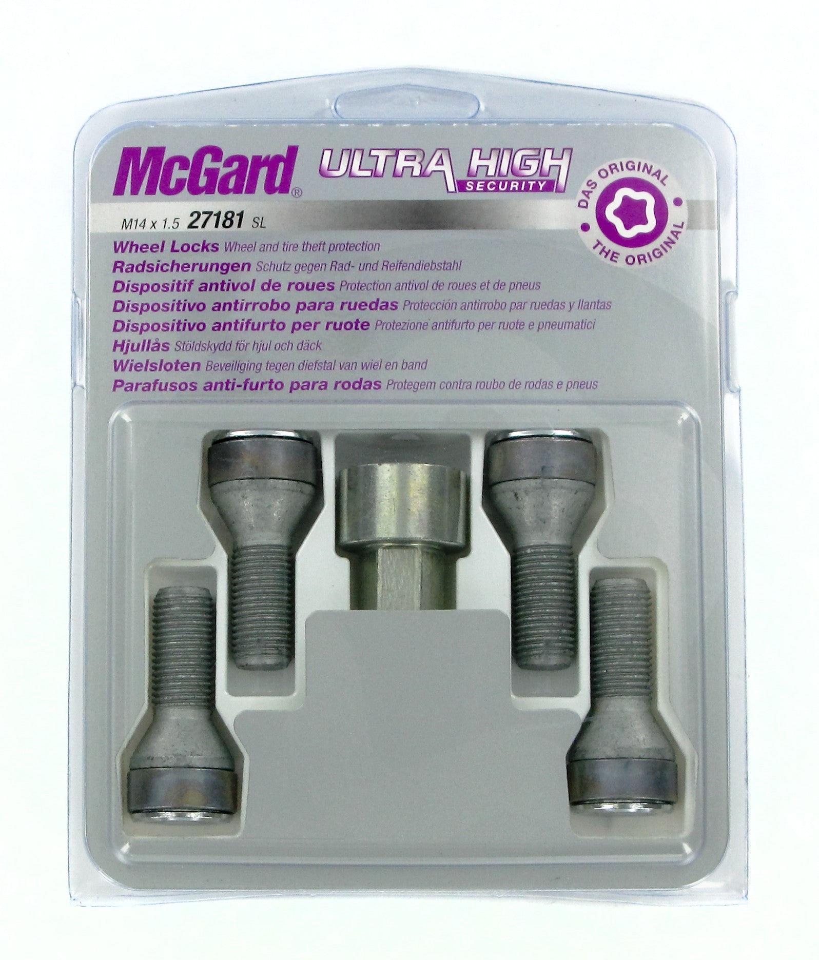 Bulloni conici, kit 4 pz - Ultra High Security - A290