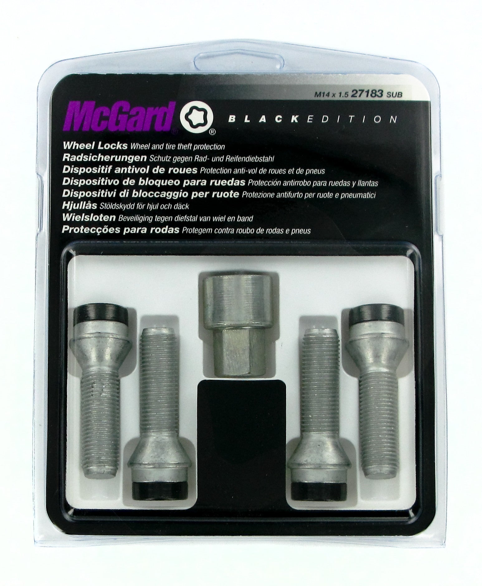 Bulloni conici, kit 4 pz - Black Edition - A320
