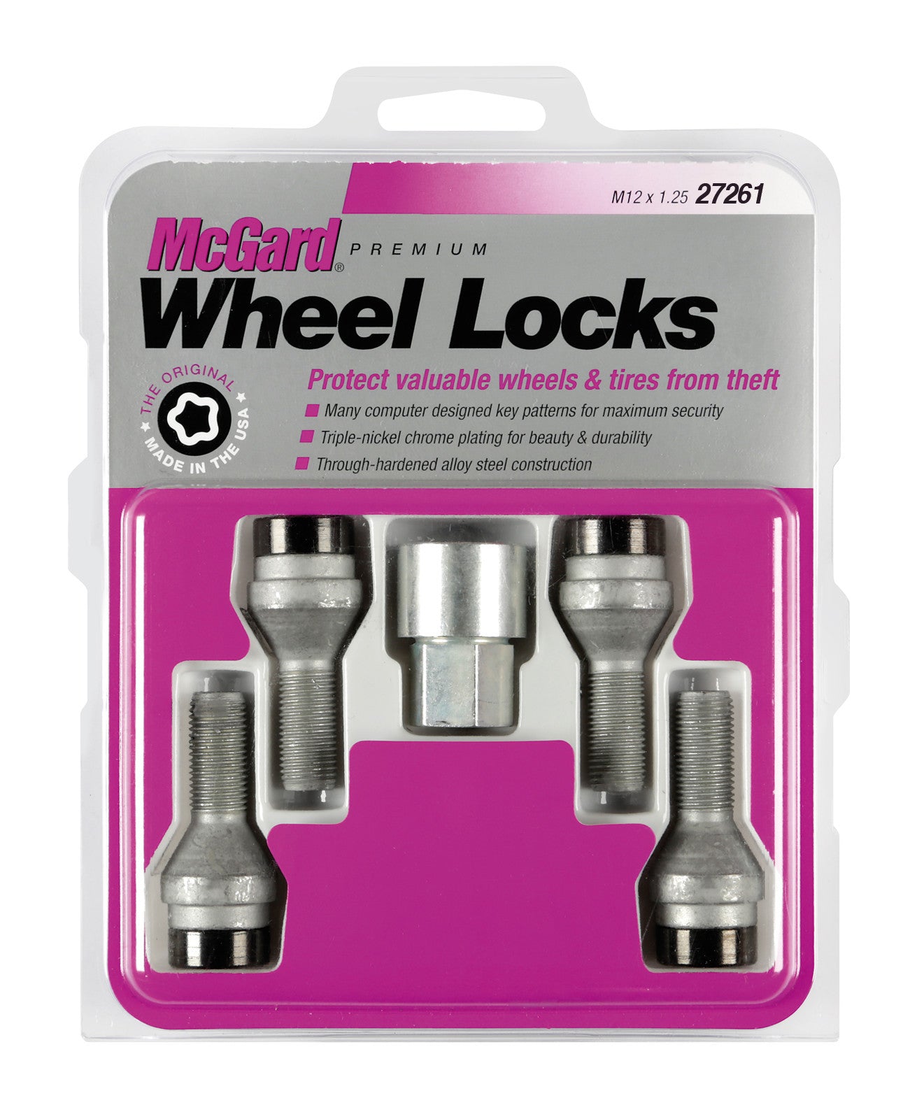 Bulloni conici, kit 4 pz - Black Edition - A055