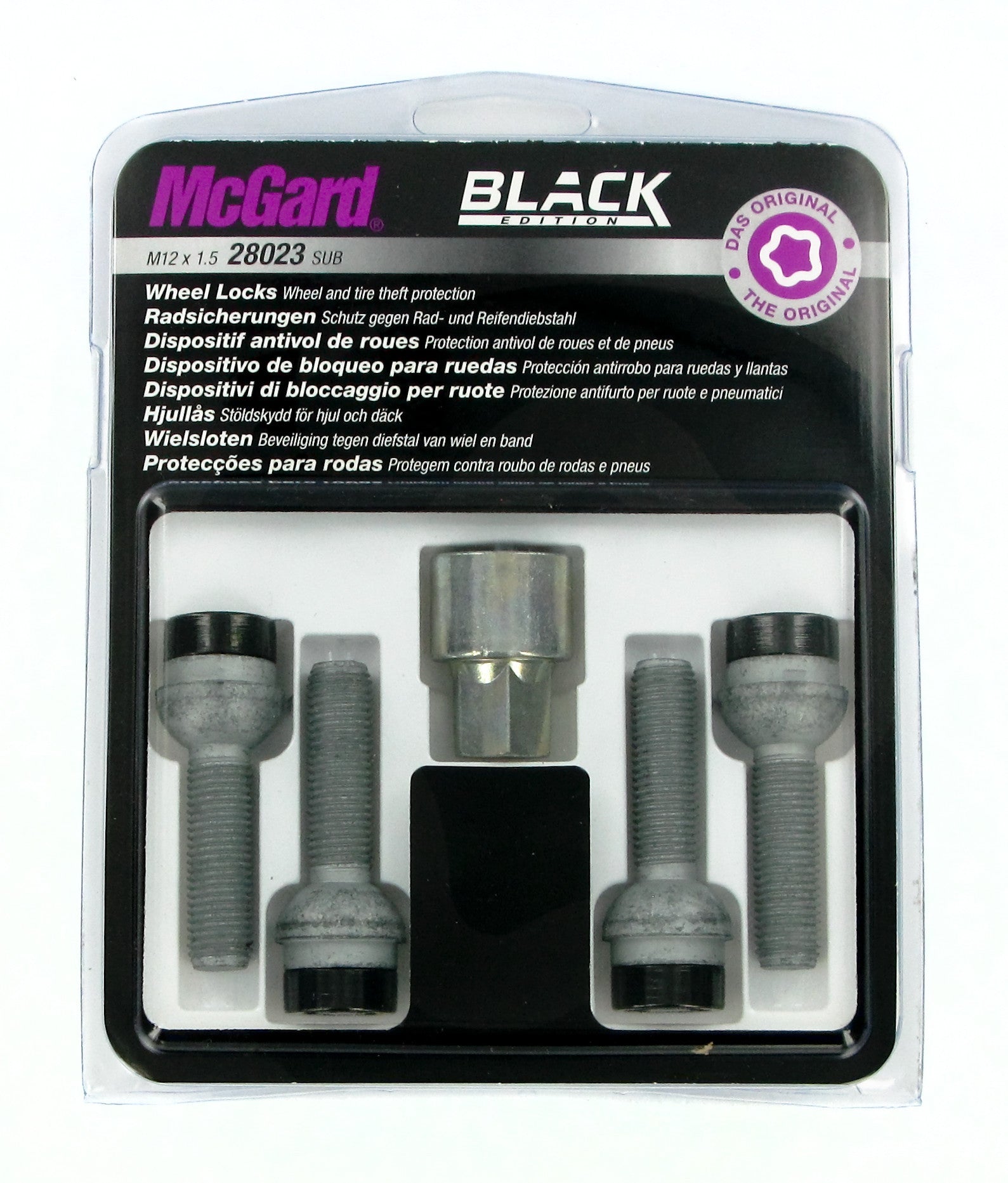 Bulloni sferici, kit 4 pz - Black Edition - E050