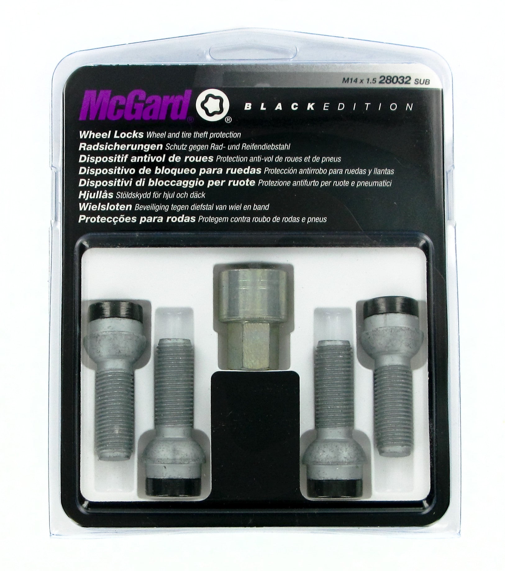 Bulloni sferici, kit 4 pz - Black Edition - E110