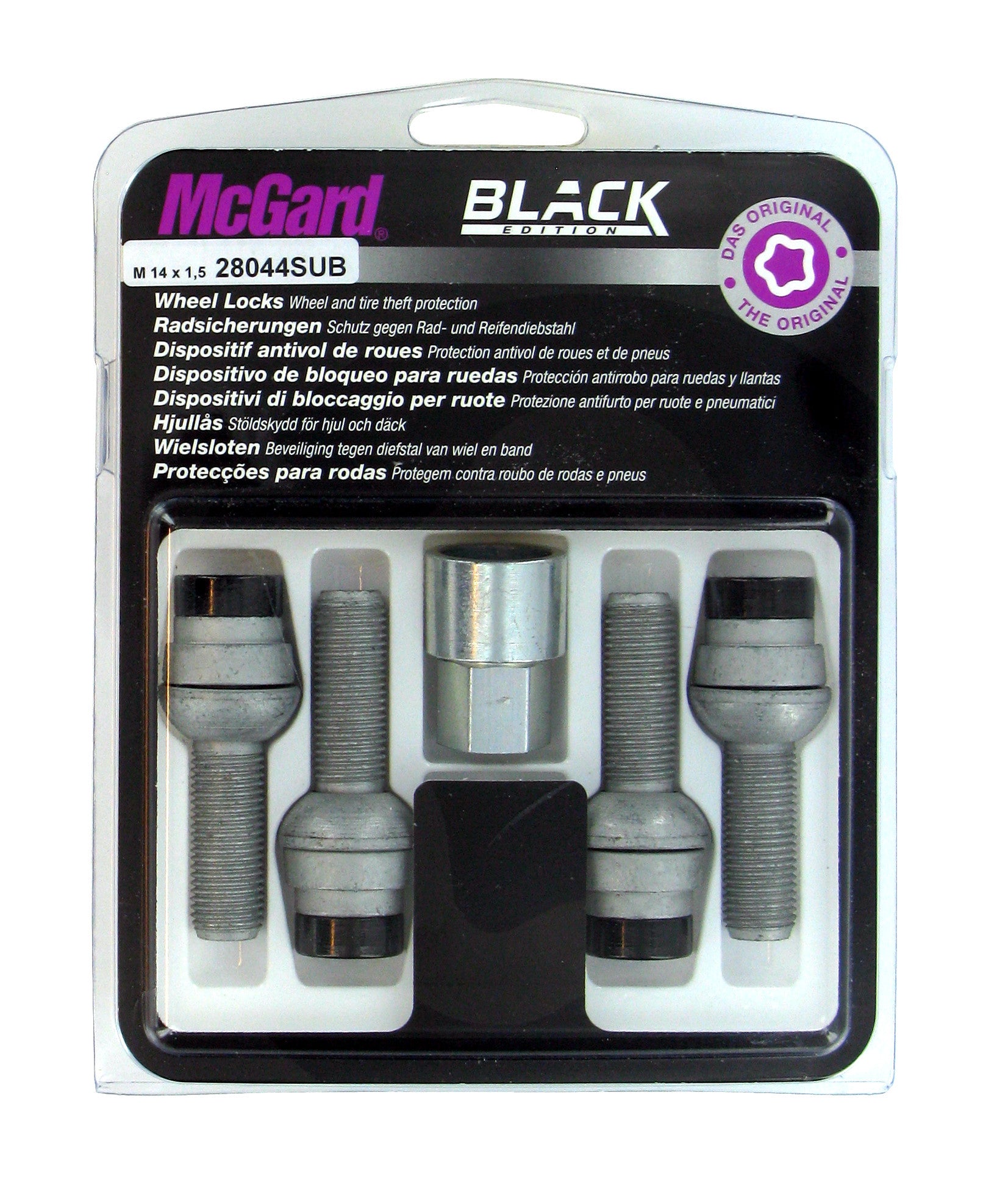 Bulloni sferici, kit 4 pz - Black Edition - E170