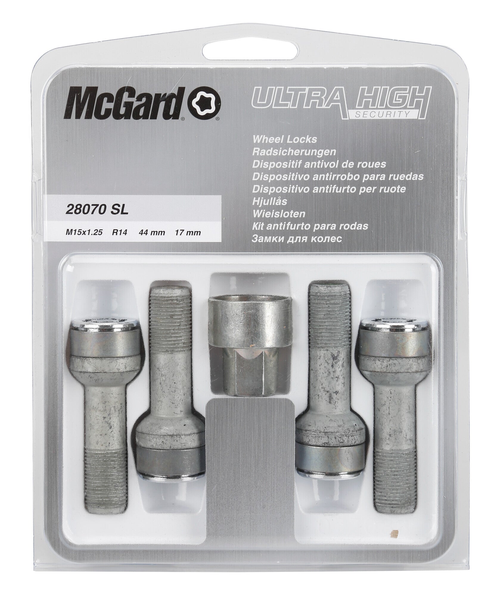 Bulloni sferici, kit 4 pz - Ultra High Security - E180