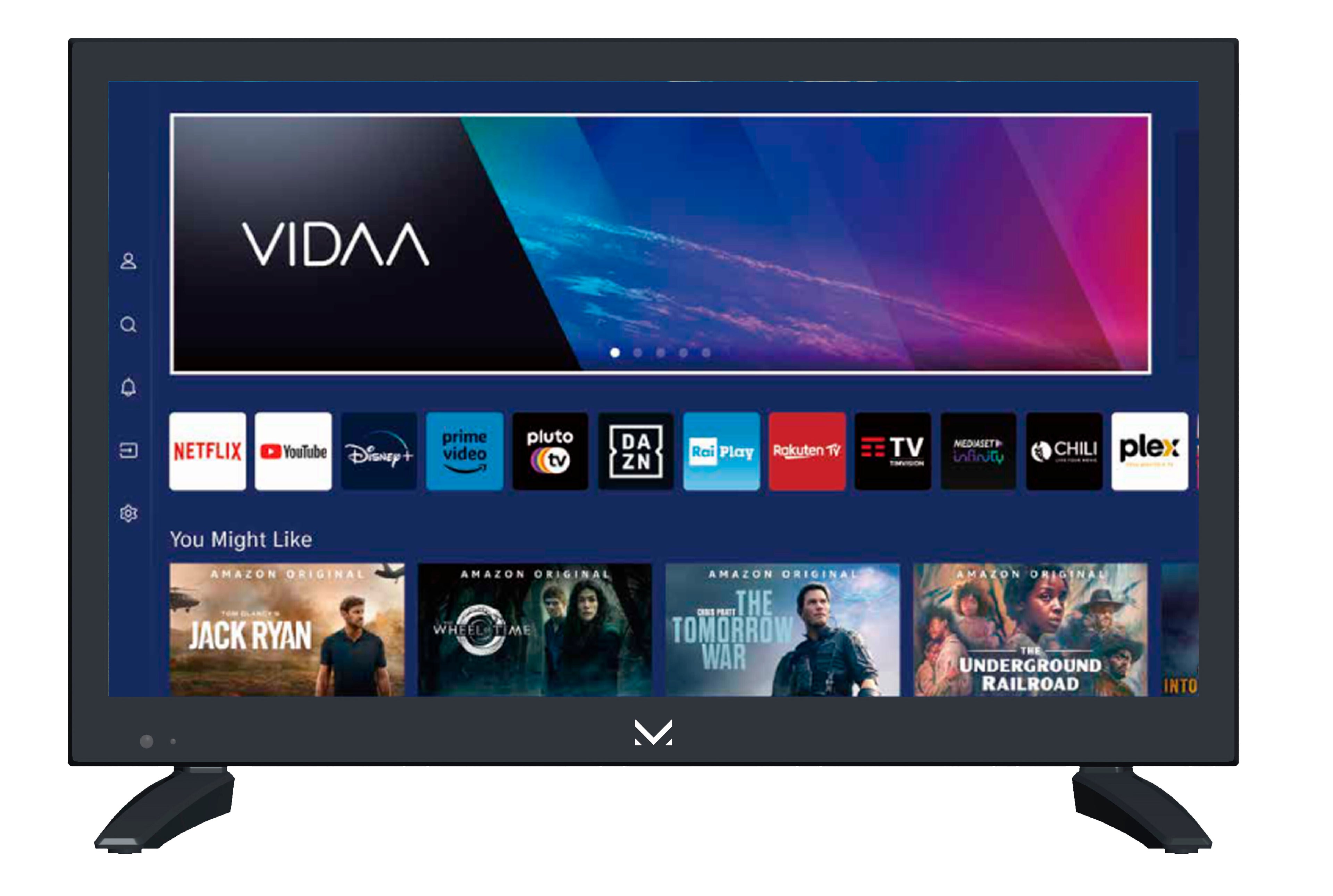 Majestic, Smart TV 19” HD Ready (1366x768) Formato 16:9
