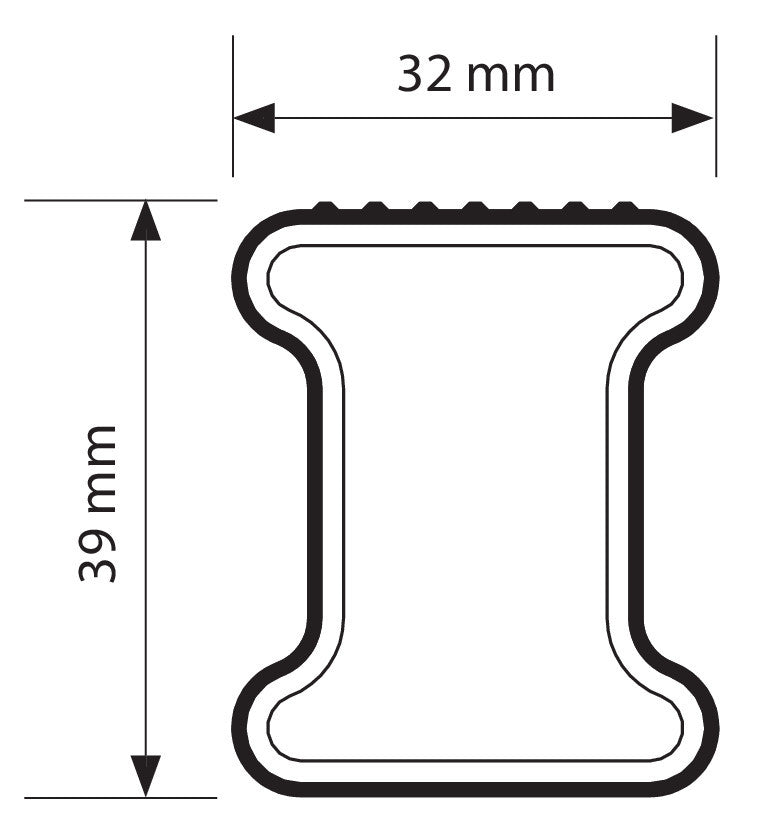 Kargo, barra portatutto acciaio - 180 cm