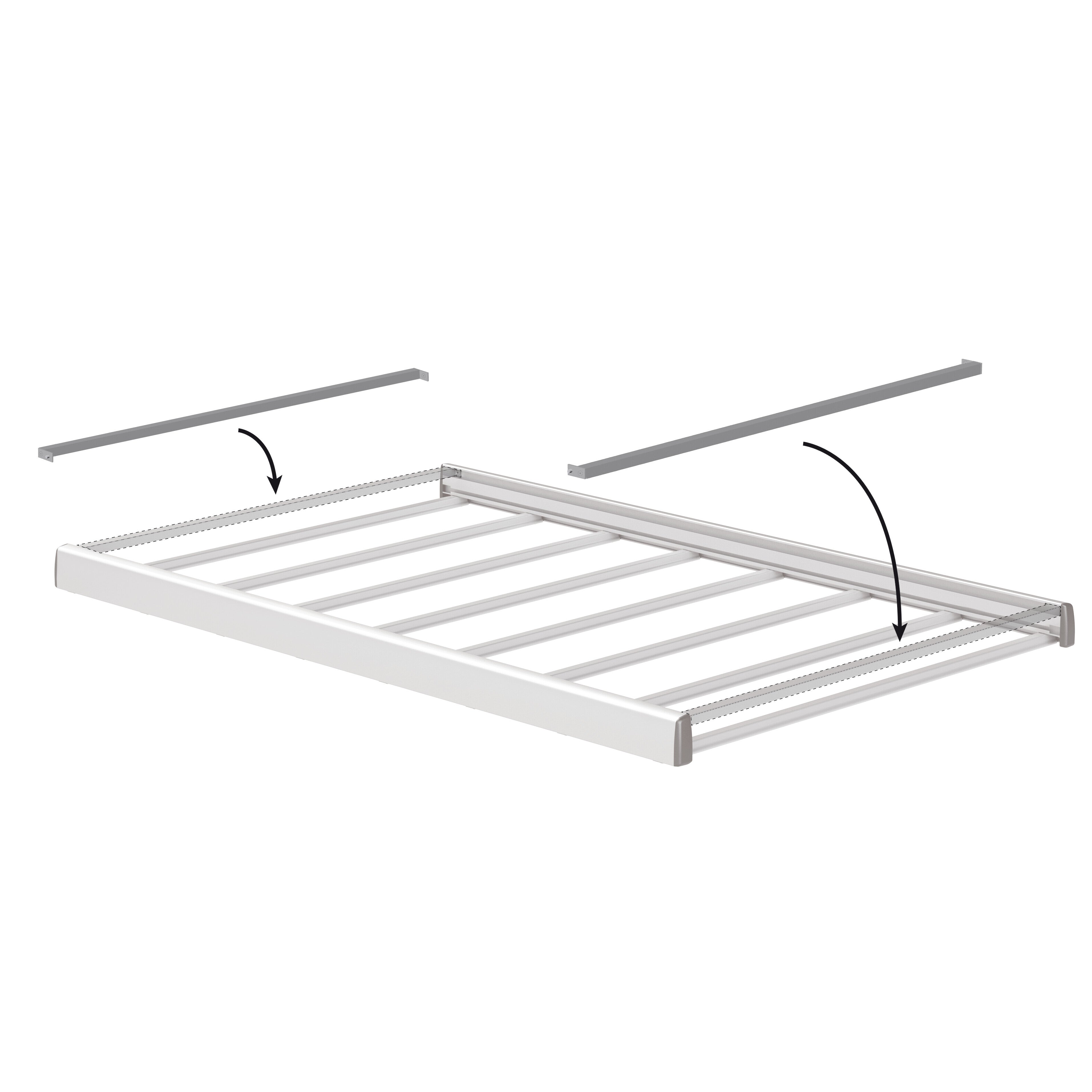 Kargo Rack System - Coppia traversini superiori - 115 cm