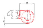 KP-0, rullo posteriore - 64 cm