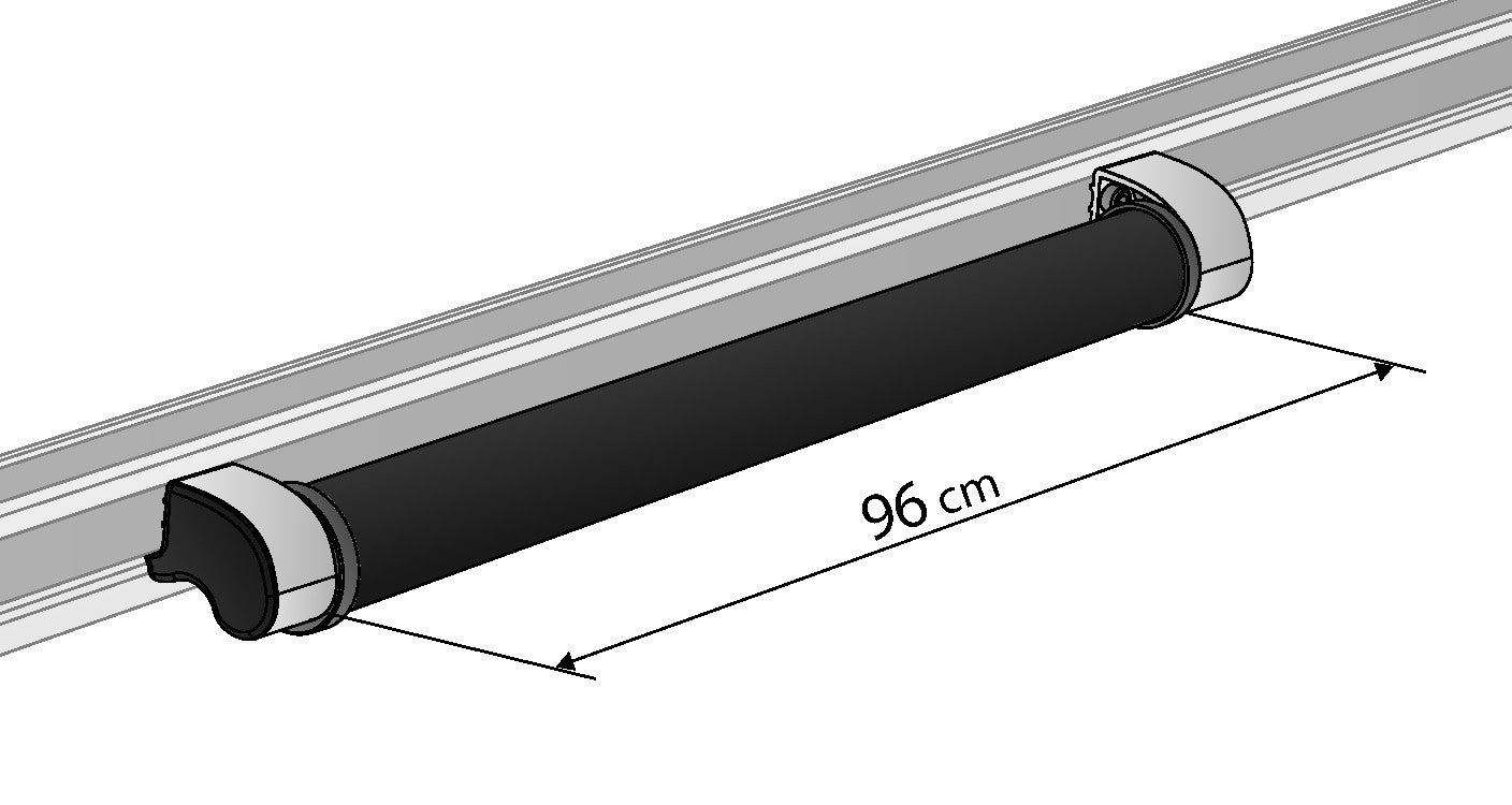 KP-7, rullo posteriore - 96 cm