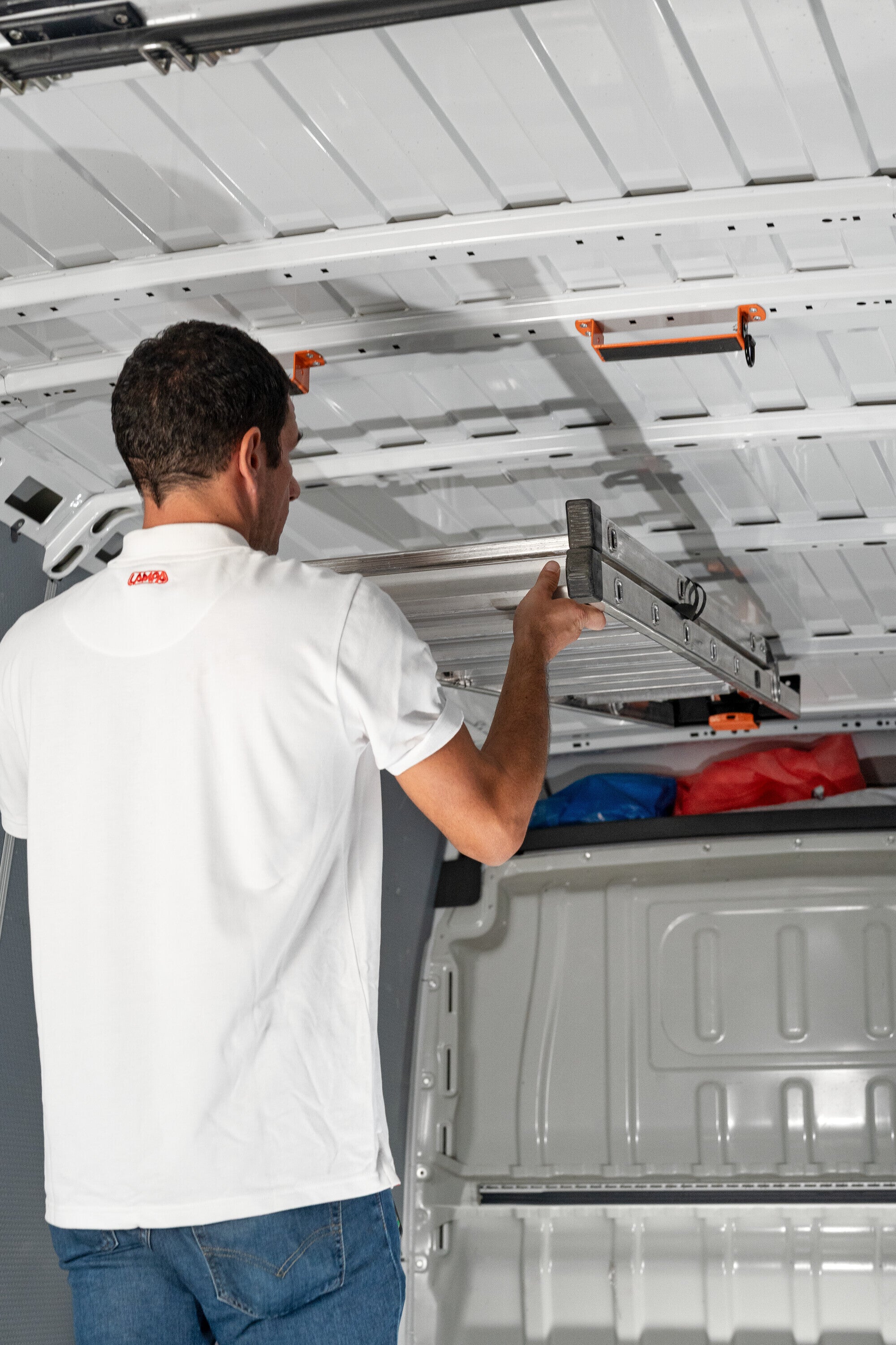 Van Ladder Holder, porta scala da interno per furgone