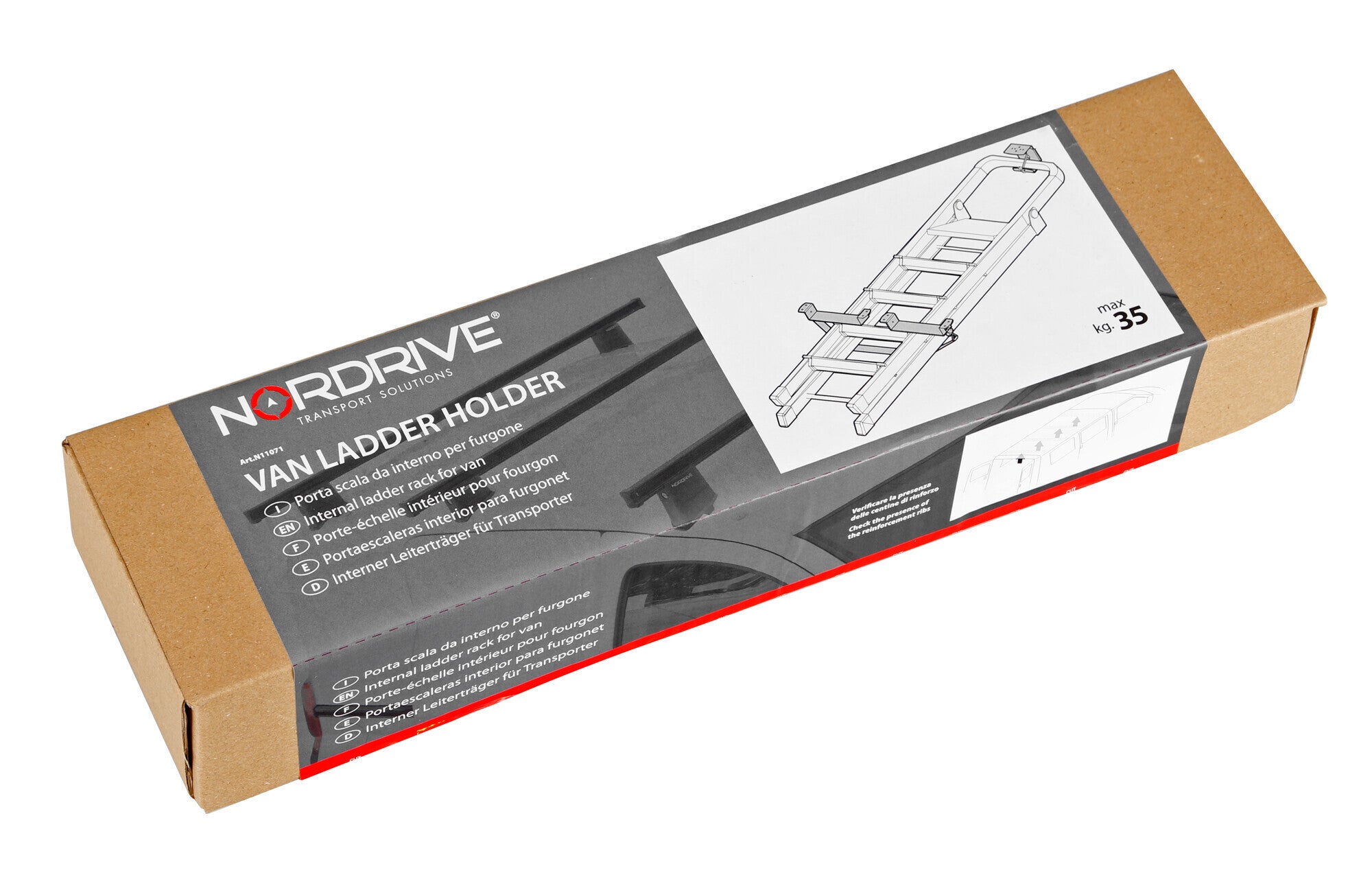 Van Ladder Holder, porta scala da interno per furgone