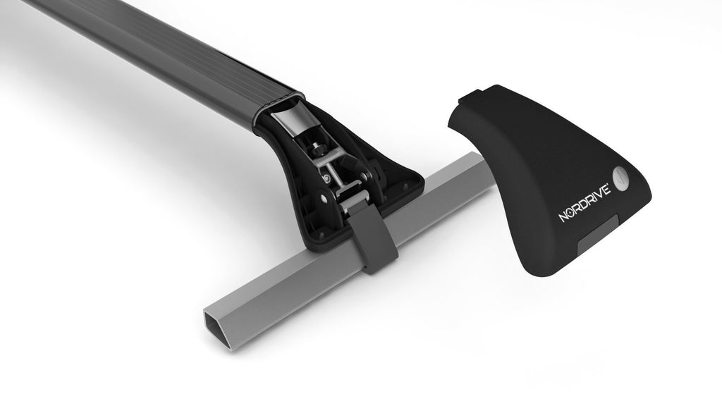 Snap Steel Rail, set completo barre portatutto telescopiche in acciaio - L - F0