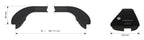 Snap Steel, coppia barre portatutto telescopiche in acciaio - S - 80÷111 cm