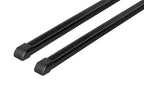 Quadra, coppia barre portatutto in acciaio - L - 127 cm