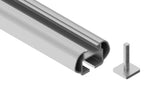 Alumia, coppia barre portatutto in alluminio - L - 127 cm