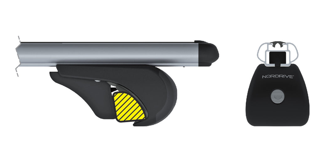Alumia Rail, set completo barre portatutto in alluminio - S - Evos RA