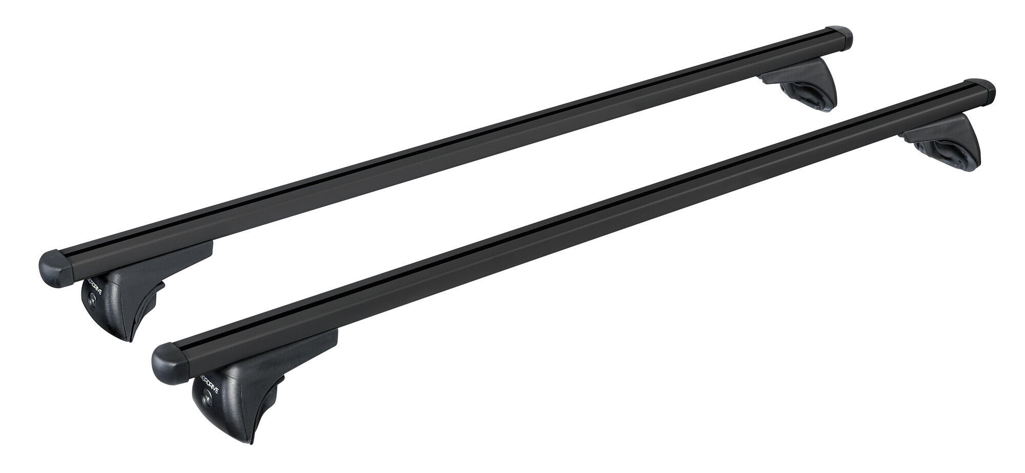 Helio Black In-Rail, set completo barre portatutto in alluminio - M - Evos IA