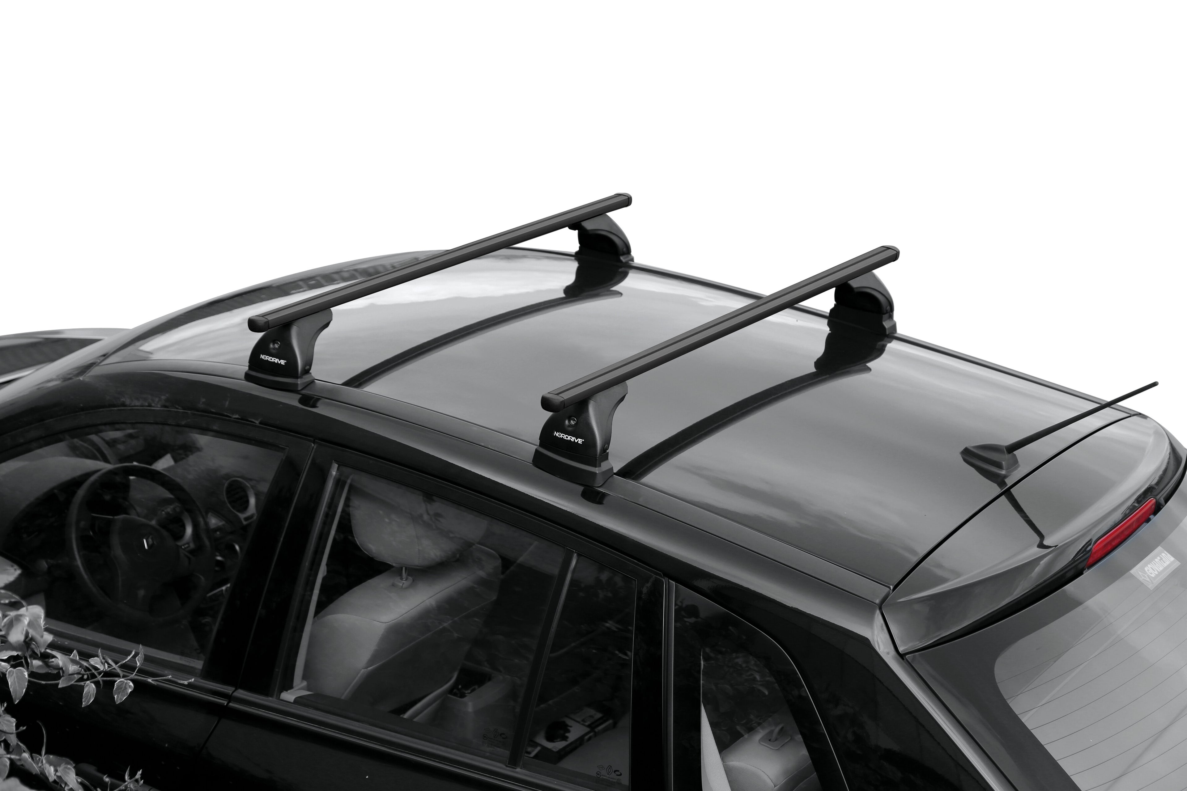 Helio Black, coppia barre portatutto in alluminio - M - 120 cm