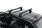 Silenzio Black, coppia barre portatutto in alluminio - XL - 140 cm