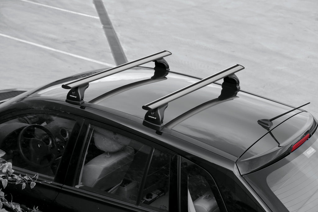 Silenzio, coppia barre portatutto in alluminio - L - 128 cm