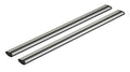 Silenzio, coppia barre portatutto in alluminio - L - 128 cm