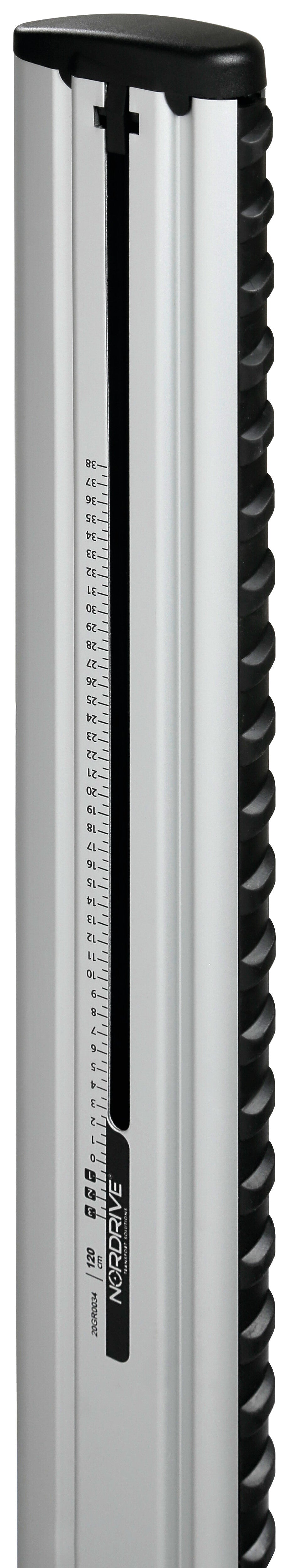 Silenzio, coppia barre portatutto in alluminio - L - 128 cm