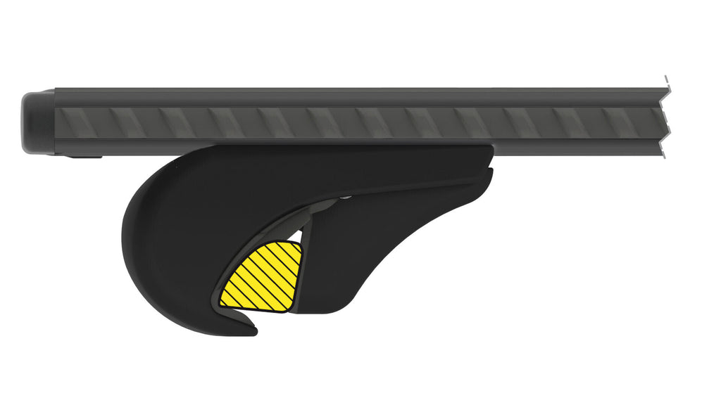 Silenzio Black Rail, set completo barre portatutto in alluminio - M - Evos RA
