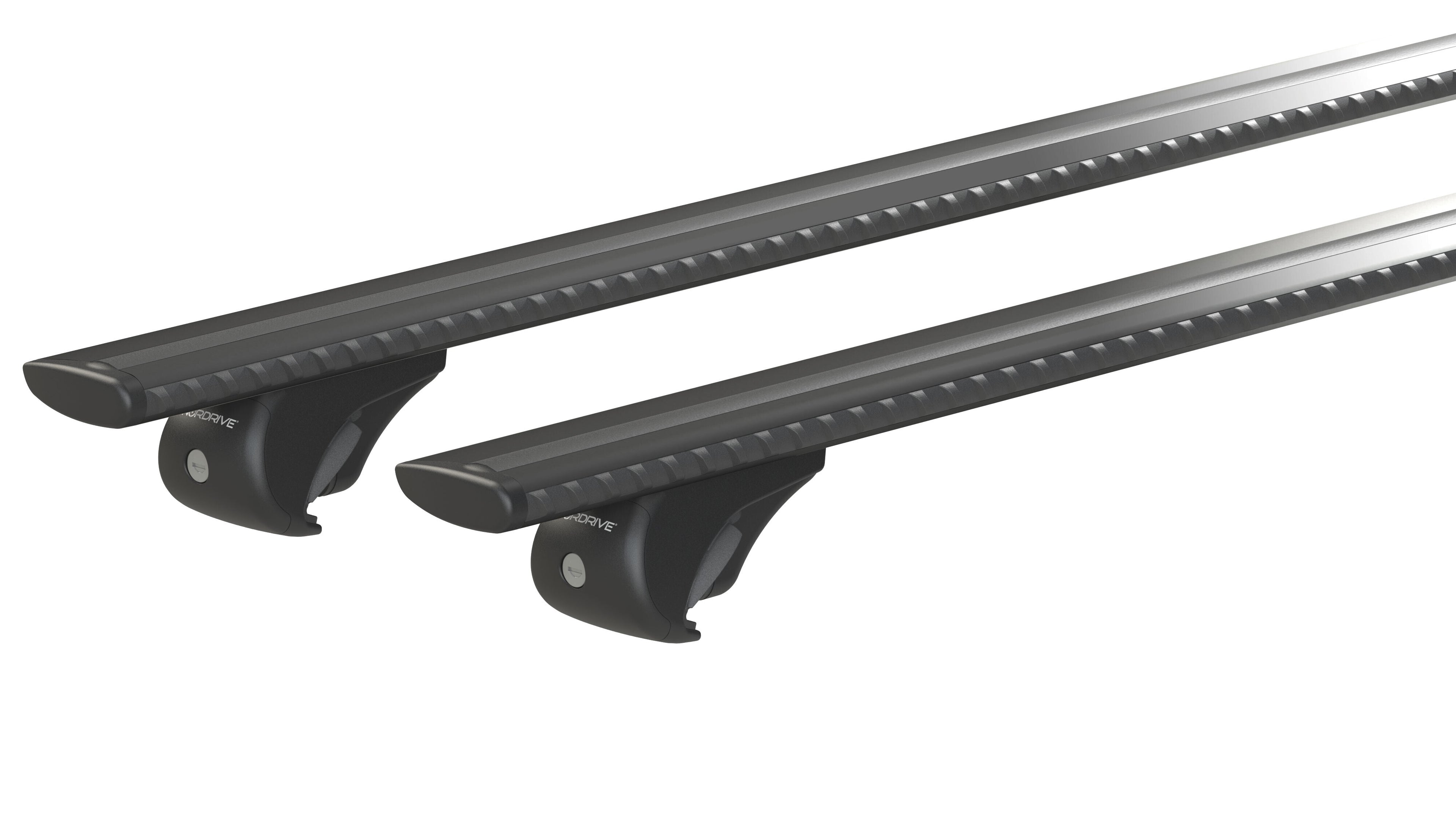 Silenzio Black Rail, set completo barre portatutto in alluminio - L - Evos RA