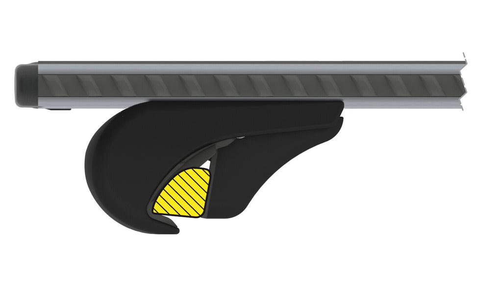 Silenzio Rail, set completo barre portatutto in alluminio - XL - Evos RA
