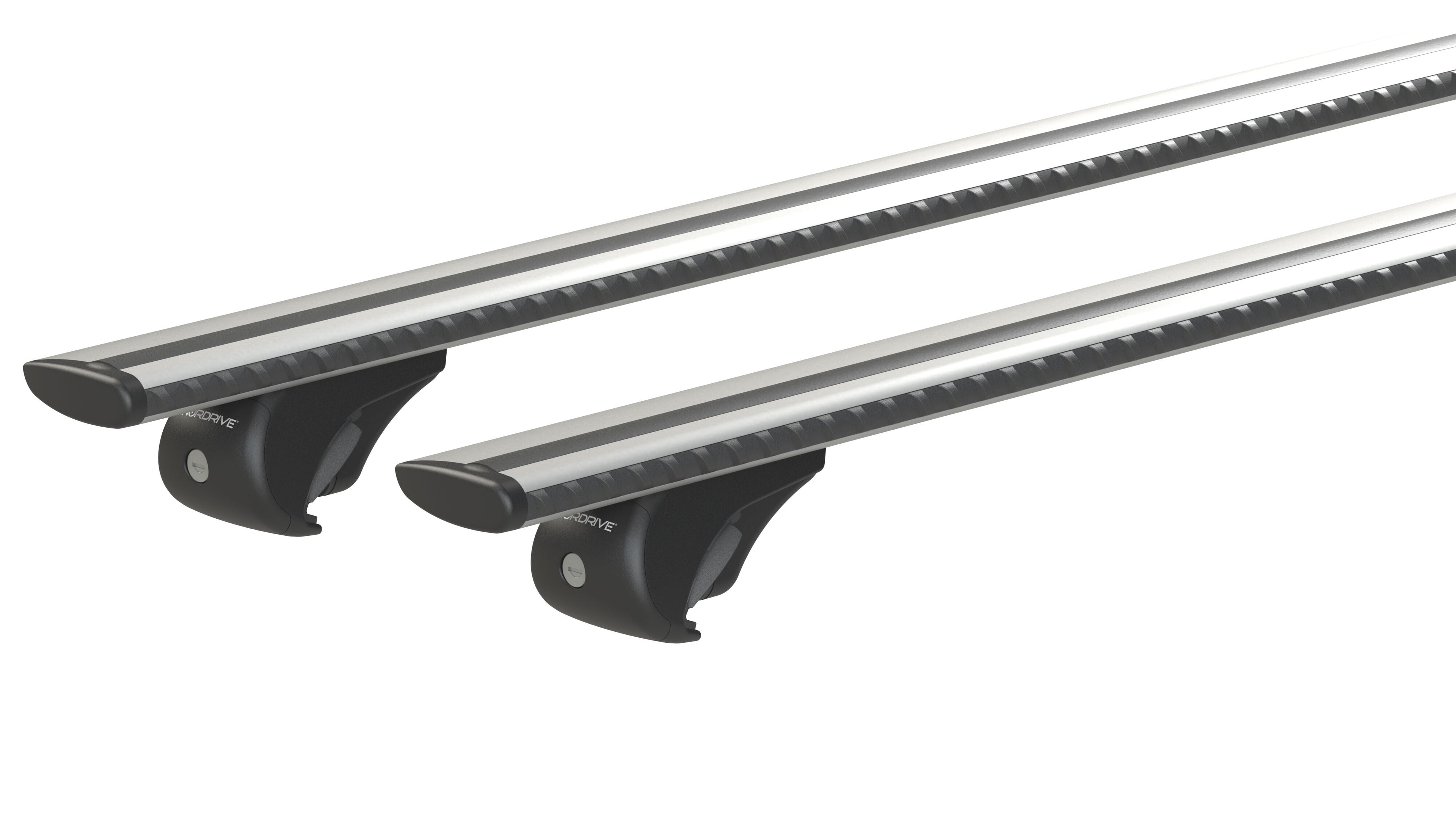 Silenzio Rail, set completo barre portatutto in alluminio - XL - Evos RA