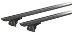Silenzio Black In-Rail, set completo barre portatutto in alluminio - S - Evos IA