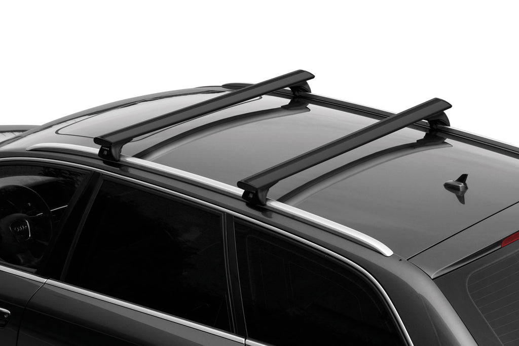 Silenzio Black In-Rail, set completo barre portatutto in alluminio - M - Evos IA