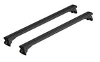 Silenzio Black In-Rail, set completo barre portatutto in alluminio - M - Evos IA
