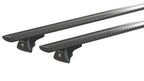 Silenzio Black In-Rail, set completo barre portatutto in alluminio - M - Evos IA